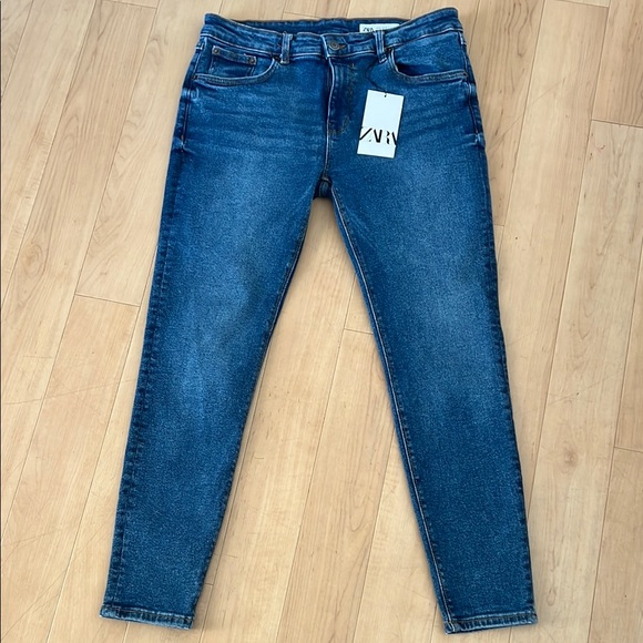Zara Denim - Zara 80s mid waist  Skinny Jeans 12